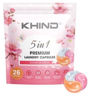 Khind 5 in 1 Premium Laundry Capsules